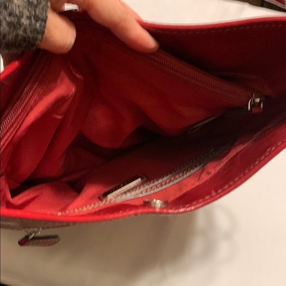 Rosetti Red Leather Shoulder Bag - Picture 11 of 16
